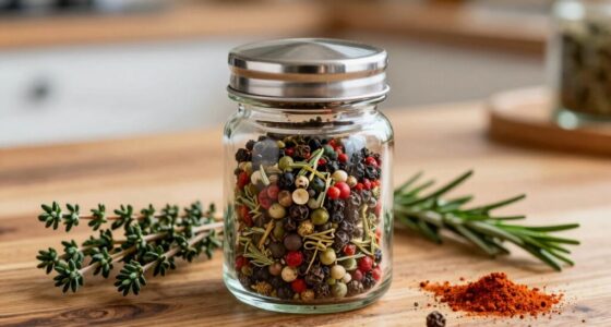 store spices in airtight containers