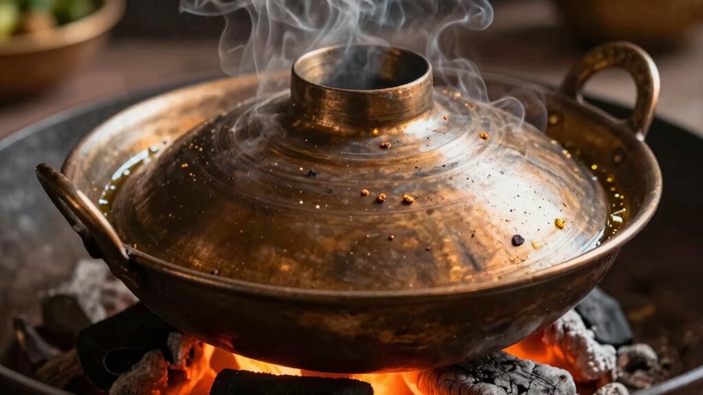 traditional indian cooking vessel