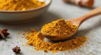 turmeric dulls food flavor