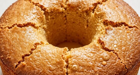 underbaked batter causes sinking