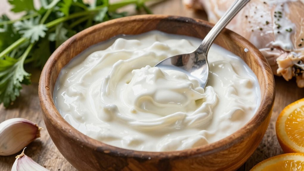 yogurt enhances flavor tenderizes