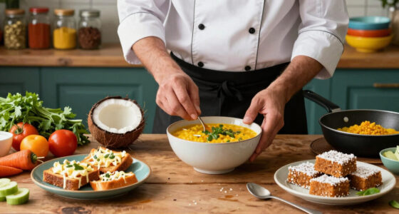 Coconut dal, cheesy pickle toasties, carrot halva cakes: Ravinder Bhogal’s tastes of home – recipes