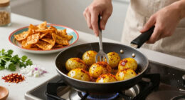 How to turn leftover cooked new potatoes into a spicy Indian snack – recipe