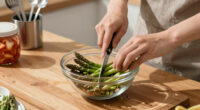 Kenji Morimoto’s recipes for asparagus kimchi