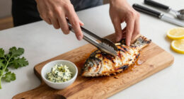 Easy Grilled Cod with Herb Butter