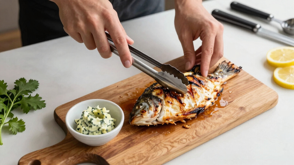 Easy Grilled Cod with Herb Butter