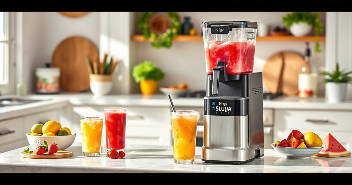 Make Perfect Summer Slushies with Ninja SLUSHi Frozen Drink Maker
