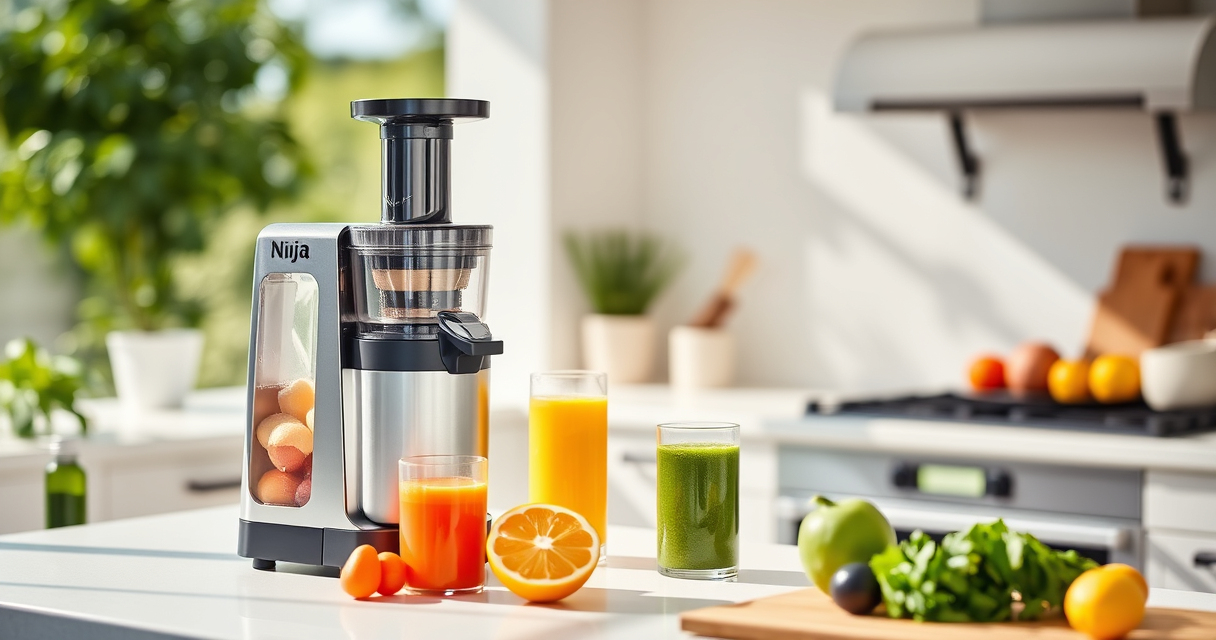 Chill Out with the Ninja NeverClog Cold Press Juicer for Summer Refreshments