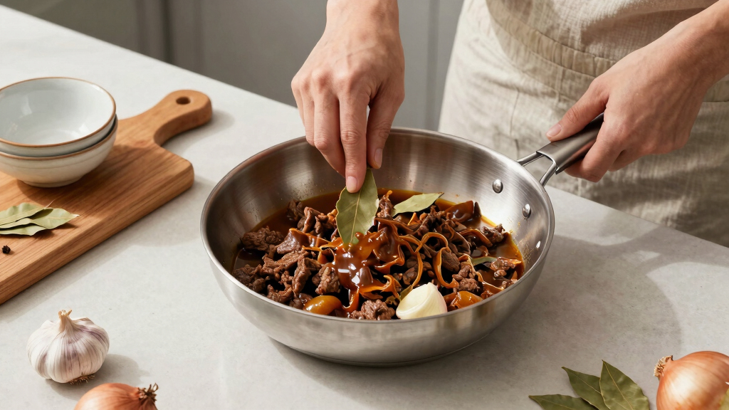 Filipino Ground Beef Adobo