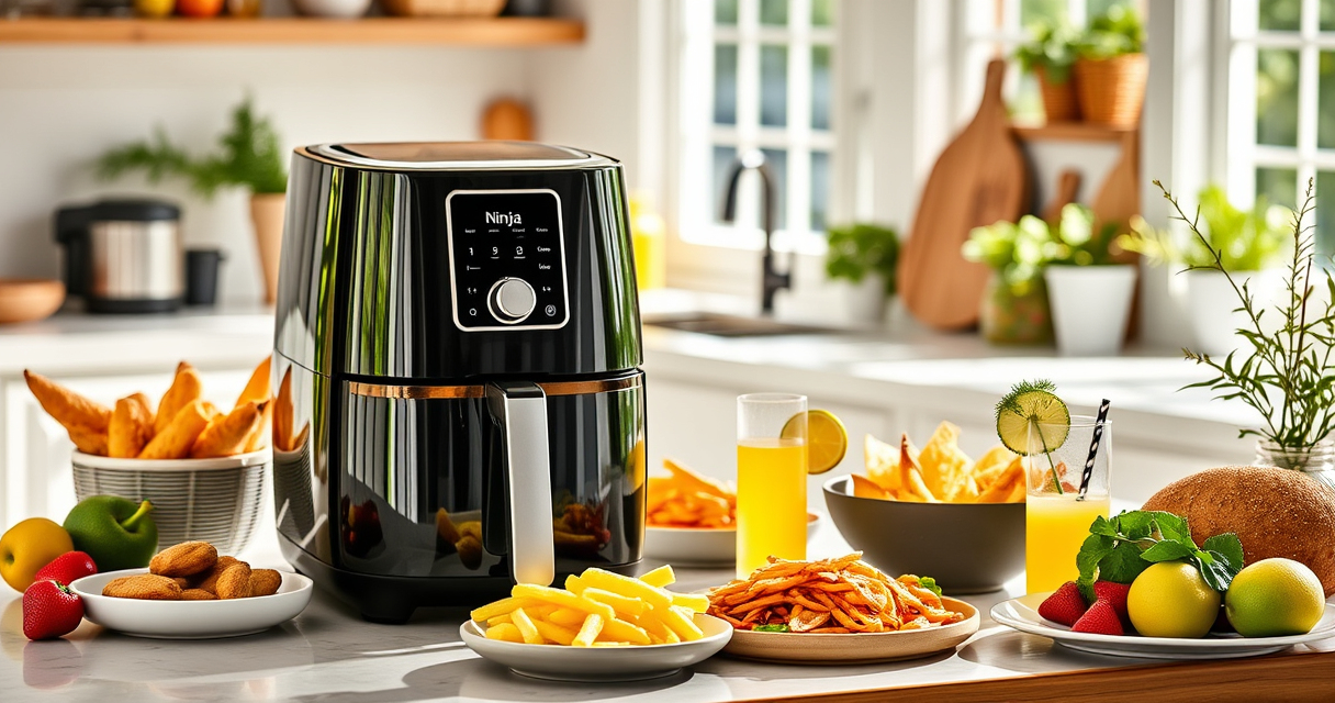 Master Summer Snacks with Ninja Crispi 4-in-1 Glass Air Fryer