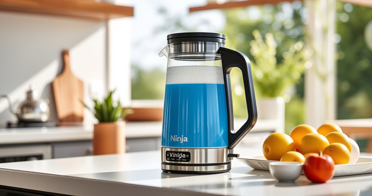 Stay Cool and Brew Perfectly with Ninja KT200BL Electric Kettle