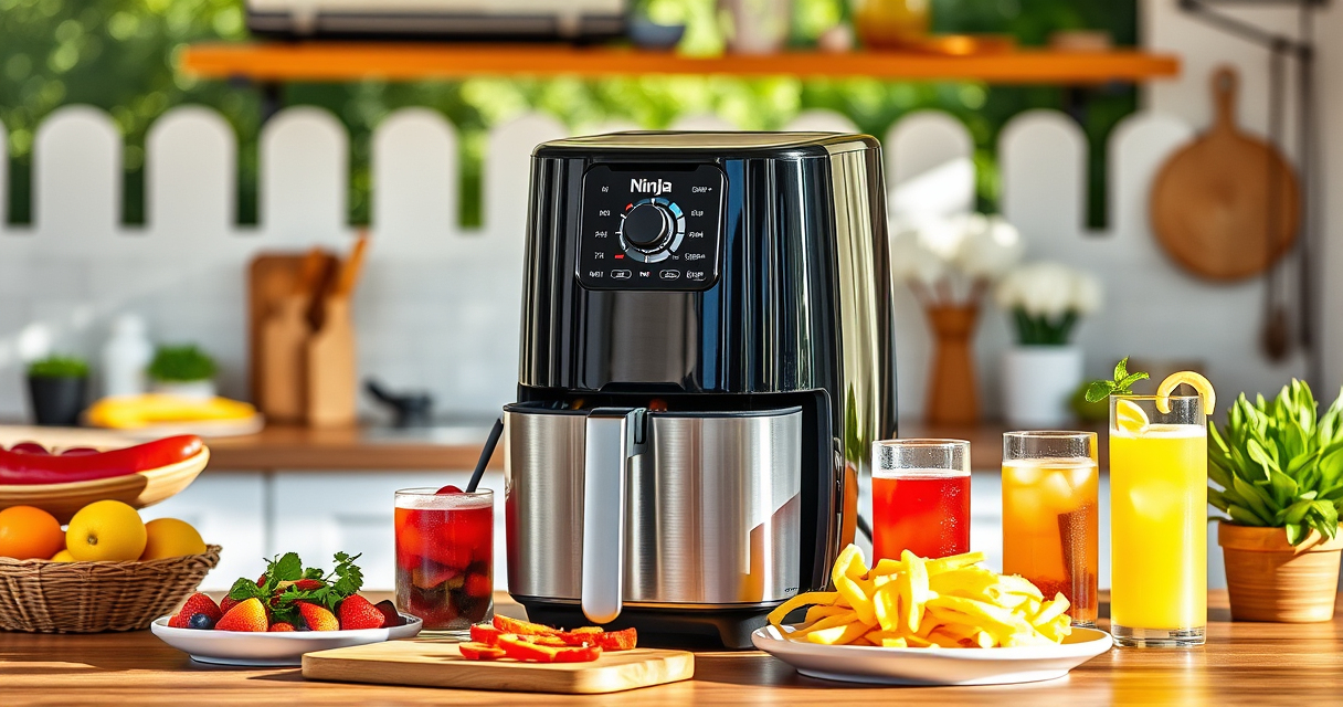 Summer Grilled Chicken with Ninja Crispi 4-in-1 Glass Air Fryer