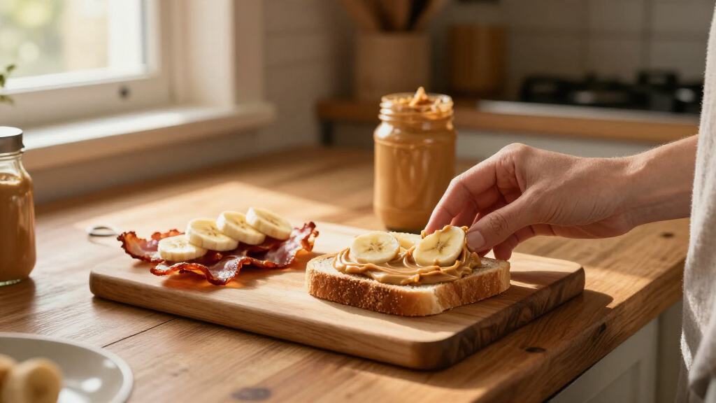 Elvis Wouldn't Mind A Peanut Butter, Banana, And Bacon Sandwich