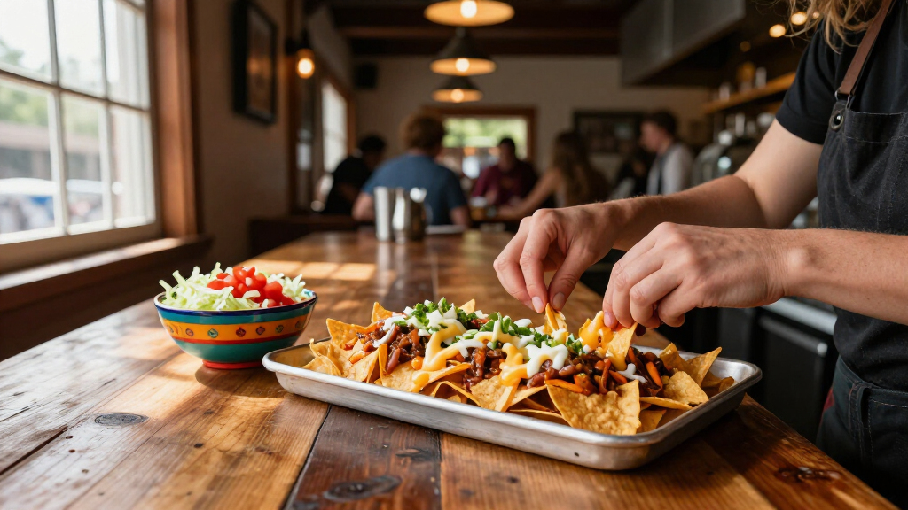 How Florida Tavern Makes Nachos So Every Chip Gets Perfect Topping Mix