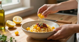 Spaghetti Con Colatura Di Alici, ’Nduja, Limone E Pomodorini Gialli