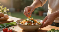 Crispy Rice Salad With Feta