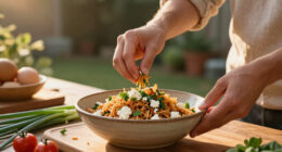Crispy Rice Salad With Feta