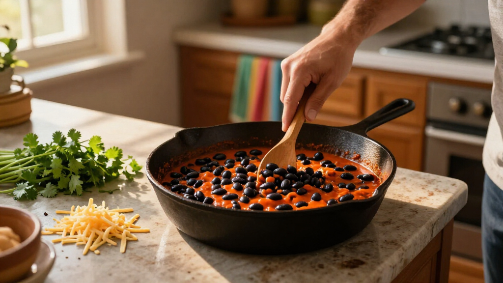 Enchilada Black Beans