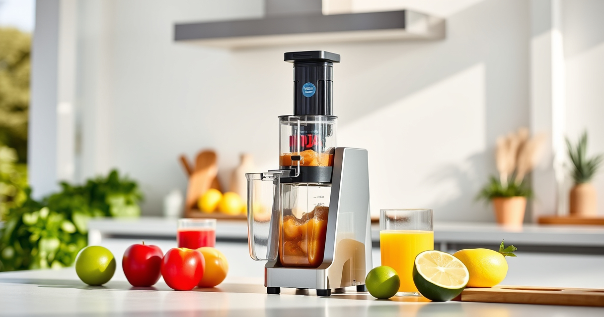 Enjoy Fresh Summer Juices Now with the Ninja NeverClog Cold Press Juicer
