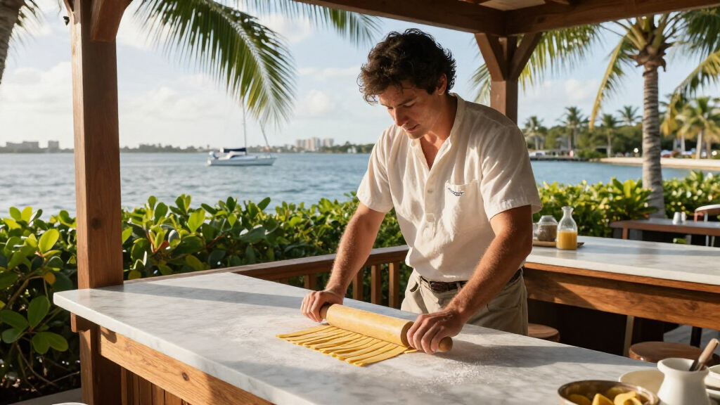 La Sponda, From The Daniel’s Miami Team, Chases Pasta Perfection On Biscayne Bay