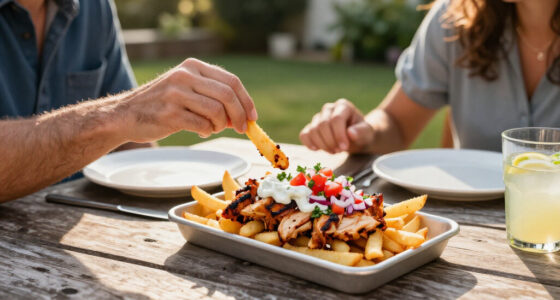 Loaded Chicken Gyro Fries