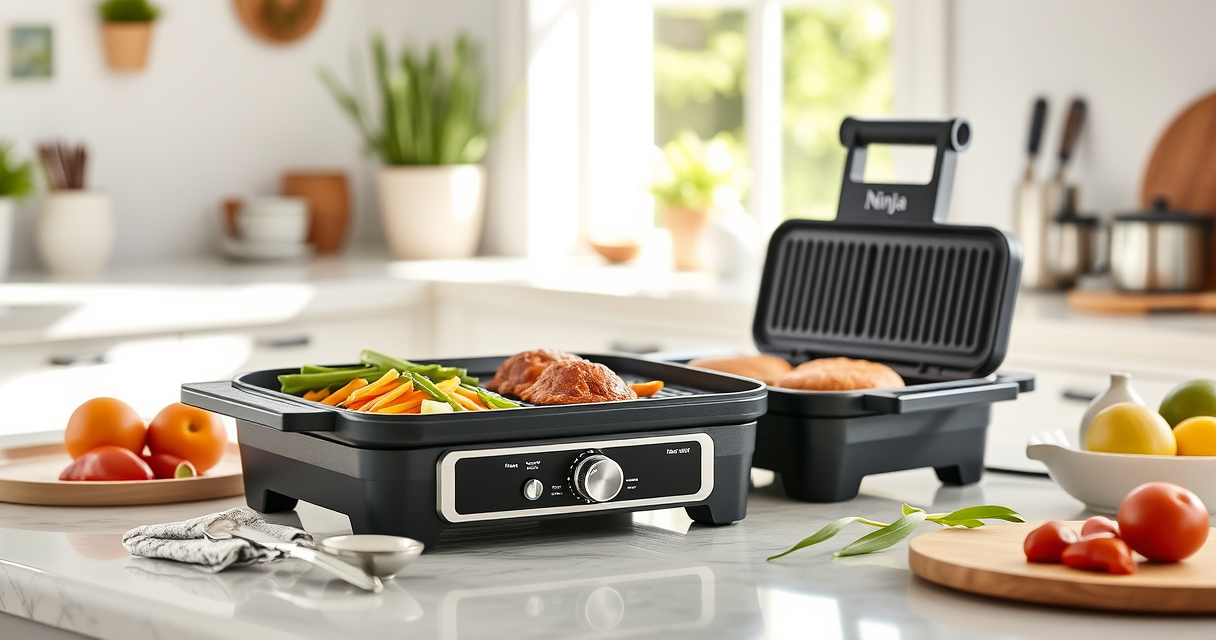 Ninja Foodi Pro 5-in-1 Indoor Grill: Summer Cooking Made Easy