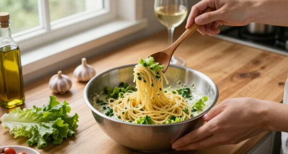 Spaghetti Freddi Alla Crema Di Lattuga