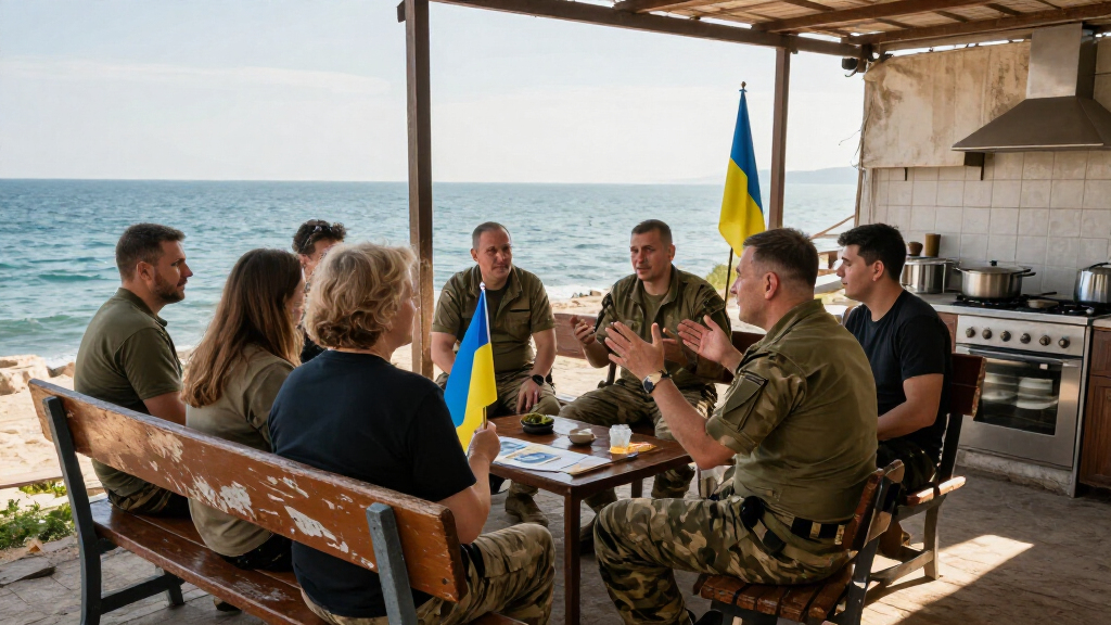 Sporting Diplomacy In Odesa: Ukrainian Servicemen Take On Italian Pacifists